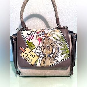 Brighton Fashionista Safari Flap Bag